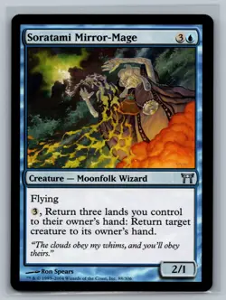 Magic MTG Champions of Kamigawa Soratami Mirror-Mage #88/306 TCG CCG - Image 1