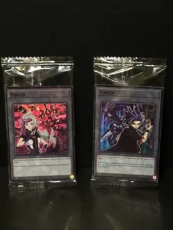 Yugioh Tokens: Chaos Origins TKN5- (EN050 & EN051) Set of 2 Sealed - Image 1
