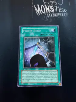 YUGIOH POWER BOND RARE DP04-EN020 1ST EDITION - Image 1
