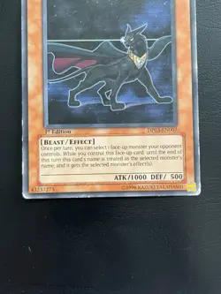 YUGIOH NEO-SPACIAN DARK PANTHER RARE DP03-EN007 1ST EDITION PLAYED - Image 4
