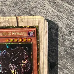 Yugioh Angmarl the Fiendish Monarch PGL3-EN001 Gold Secret Rare 1st Edition NM - Image 2