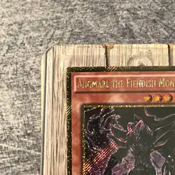 Yugioh Angmarl the Fiendish Monarch PGL3-EN001 Gold Secret Rare 1st Edition NM - Image 5