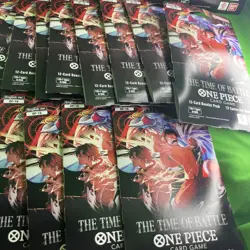 One Piece TCG OP-16 The Time Of Battle Sleeved Booster Pack- Lot Of 35 Sealed - Image 3