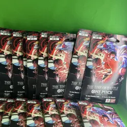 One Piece TCG OP-16 The Time Of Battle Sleeved Booster Pack- Lot Of 35 Sealed - Image 4