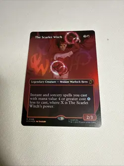 The Scarlet Witch (Borderless) Marvel Super Heroes Foil R 0368 MTG NM - Image 1