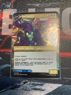 Magic the Gathering Norman Osborn/ Green Goblin Foil Spiderman Universes Beyond - Image 2
