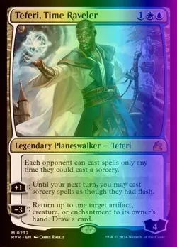 Foil Teferi, Time Raveler - 232 - NM - Ravnica Remastered - Image 1