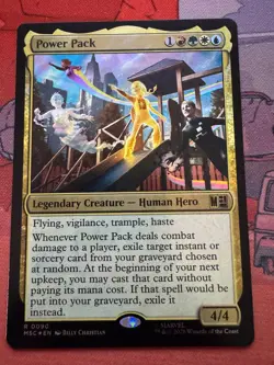 Power Pack (Surge Foil) 90 Holo Commander: Marvel Super Heroes NM - Image 1