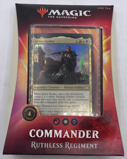 Magic The Gathering Commander Ruthless Regiment Jirina Kudro Sealed MTG Deck - Image 1