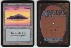 Island (A) Alpha Edition Land MAGIC: THE GATHERING - Image 3