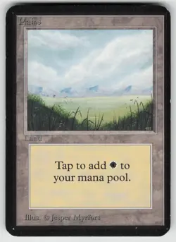 Plains (A) Alpha Edition Land MAGIC: THE GATHERING - Image 1