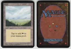 Plains (A) Alpha Edition Land MAGIC: THE GATHERING - Image 3