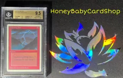 MTG Unlimited Edition 1993 Lightning Bolt BGS 9.5 GEM MINT Old School 93/94 - Image 4