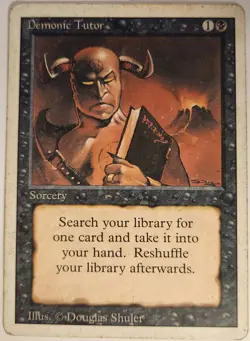 Demonic Tutor Revised Edition Regular, MP - Image 1