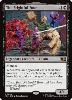 The Frightful Four Light Play, English Magic the Gathering MTG Commander: Marvel - Image 1
