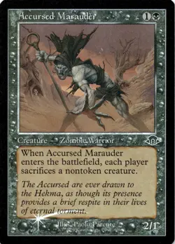 Accursed Marauder (Retro Frame FOIL) 405 Modern Horizons 3 MTG NM - Image 1