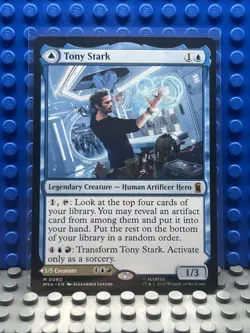 Wizards of the Coast MTG Marvel Superheros Tony Stark/Iron Man M0080 Card - Image 1