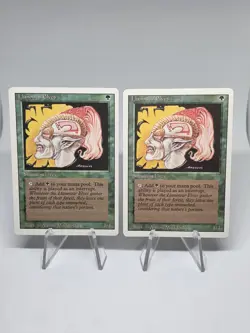 Magic The Gathering TCG Llanowar Elves x4 Revised Edition Vintage 1994 MTG WOTC - Image 2