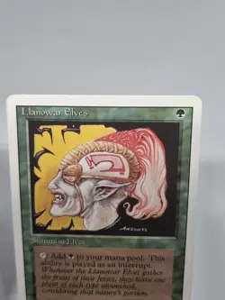 Magic The Gathering TCG Llanowar Elves x4 Revised Edition Vintage 1994 MTG WOTC - Image 5