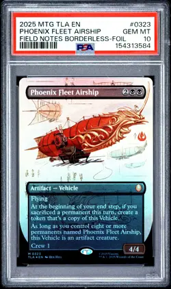 2025 MTG AVATAR: THE LAST AIRBENDER #0323 PHOENIX FLEET AIRSHIP PSA 10 - Image 1