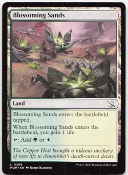 Blossoming Sands 268 Near Mint March of the Machine Common Magic: The Gathering - Image 1