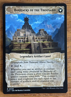 MTG Lost Caverns Of Ixalan, Thousand Moons Smithy / Barracks Of The Thousand - Image 2