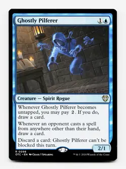 Ghostly Pilferer [Outlaws of Thunder Junction Commander] MTG Magic NM 💧 - Image 1