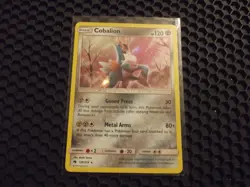 Cobalion 129/214 Lost Thunder Pokemon Card Holo 2018 NM - Image 1