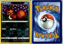 Nickit Evolving Skies 104/203 Common Reverse Holo LP - Modern Pokemon Card - Image 3