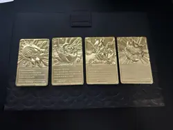 1999 Burger King Pokemon TCG 23K Gold Plated Cards Set of 4 - Image 2