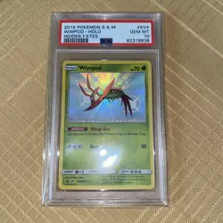 PSA 10 Wimpod Shiny SV4 Holo 2019 Pokemon Sun & Moon Hidden Fates Graded Card - Image 1