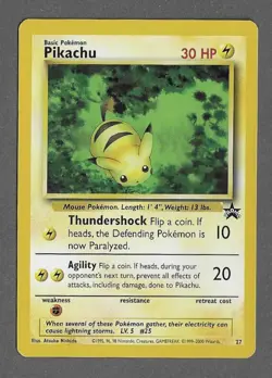 PIKACHU Bumblebee Promo 27 Black Star Pokemon Card - Image 1