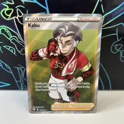 Pokemon - Kabu - 186/189 - SWSH Darkness Ablaze - Full Art Trainer Card - Image 1