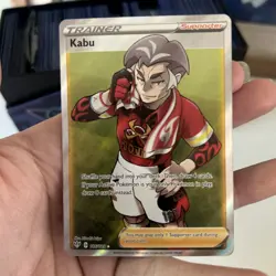 Pokemon - Kabu - 186/189 - SWSH Darkness Ablaze - Full Art Trainer Card - Image 4