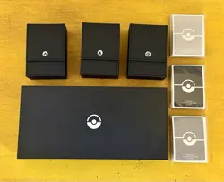 POKEMON Trading Card Game Classic Set Dice Damage 3 Deck Boxes Grass Fire Water - Image 2