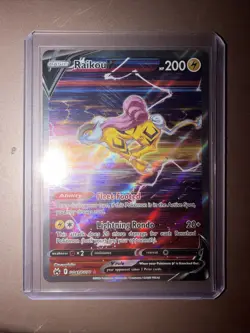 Pokemon TCG Raikou v Crown Zenith: Galarian Gallery Holo Ultra Rare Card #GG41 - Image 1