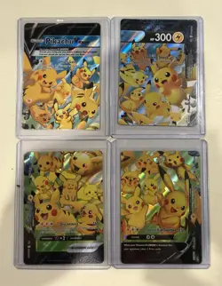 Pikachu V-UNION 4-Card Set SWSH139-142 2021 💎Near Mint💎 - Image 1