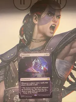 Oppression - Extended Art Showcase WOT NM MTG - Image 1