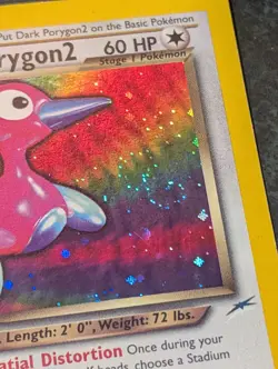 Pokemon TCG Dark Porygon2 SWIRL Neo Destiny Holo Card 8/105 Unlimited Rare - Image 2