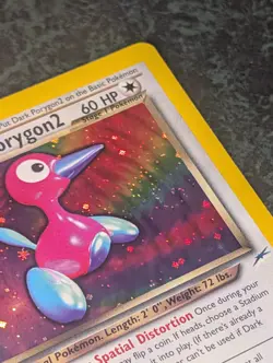 Pokemon TCG Dark Porygon2 SWIRL Neo Destiny Holo Card 8/105 Unlimited Rare - Image 3