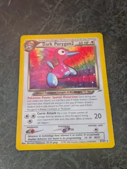 Pokemon TCG Dark Porygon2 SWIRL Neo Destiny Holo Card 8/105 Unlimited Rare - Image 4