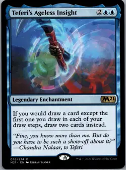 TEFERI'S AGELESS INSIGHT 76 R CORE SET 2021 MAGIC: THE GATHERING NEAR MINT - Image 1