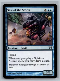 Magic MTG Champions of Kamigawa Sire of the Storm #85/306 TCG CCG - Image 1