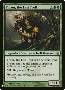 mtg magic thrun the last troll ENGLISH thrun, le dernier troll mystery 4 availab - Image 1