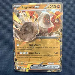 Regirock ex 101/182 - Destined Rivals - Double Rare - Pokemon Card - Image 1