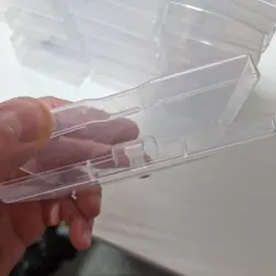 28x Clear Plastic Pokemon Card Storage Cases Hinged TCG Trading Card Holders - Image 4