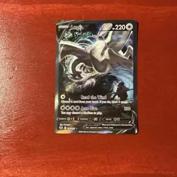 Lugia v Alternate Full Art Holo Card 186/195 Sword & Shield Silver - Image 1