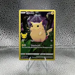 Pikachu 005/025 Celebrations Holo Rare Full Art Pokemon Card NM 25th Anniversary - Image 1