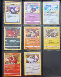Pokemon Card Job Lot Celebrations 25th Anniversary 8x Holo Inc ClassicCollection - Image 1