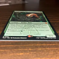 Magic: The Gathering Badgermole Cub Creature Card Avatar: The Last Airbender - Image 2